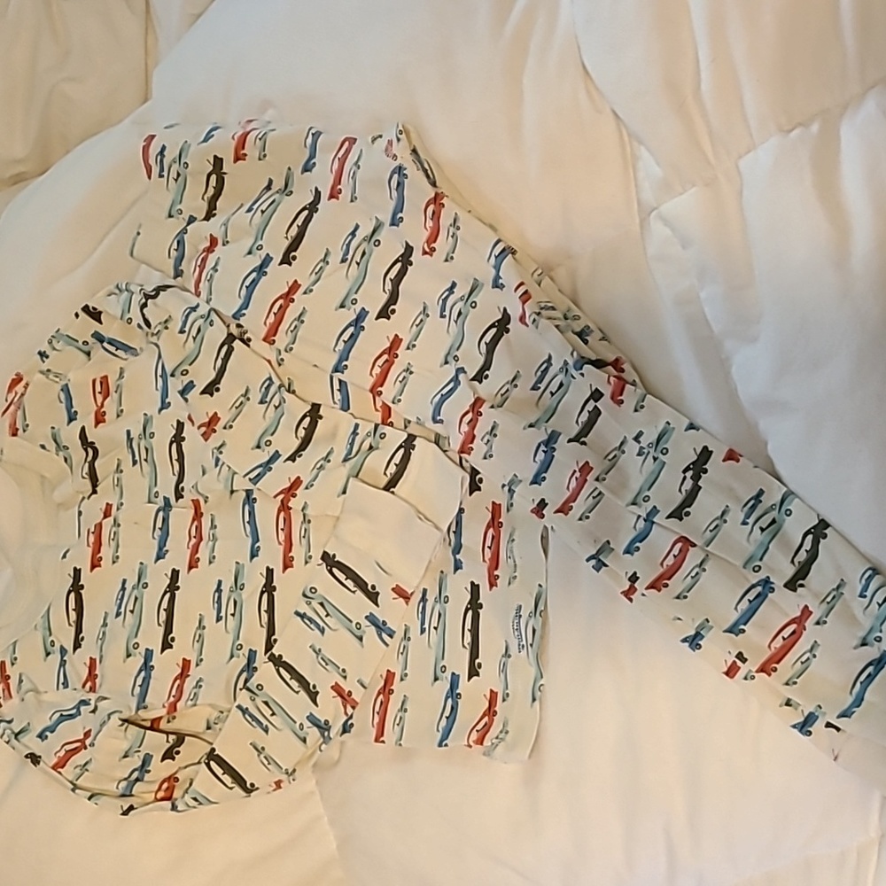 Pajama set cars
